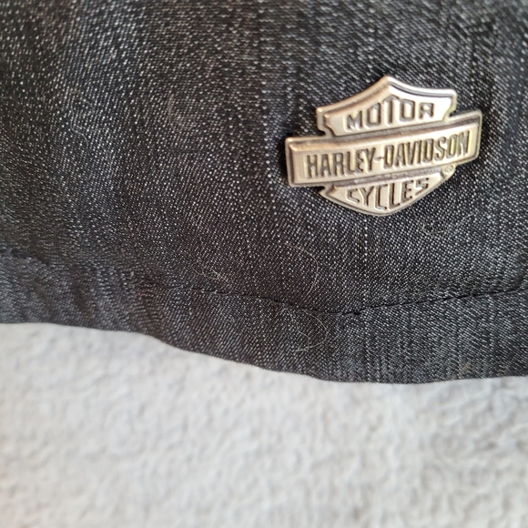 Harley Davidson  Women's Jacket Dark Gray with zippers Medium - Picture 4 of 15